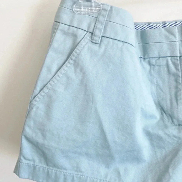 J. Crew light blue chino khaki shorts size 10 - Picture 3 of 6